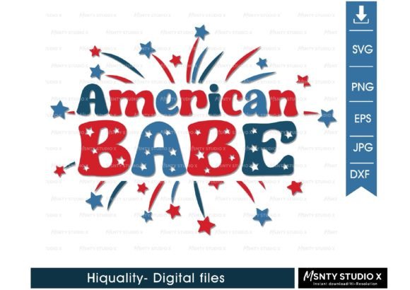 American Babe SVG: A Designer's Take on Patriotic Embroidery