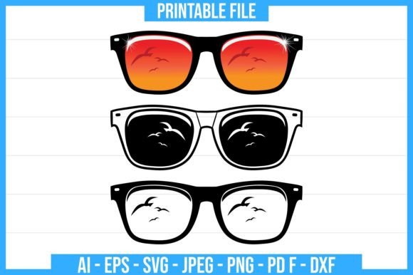 Beach Sunglasses SVG: A Designer's Take on Summer Style