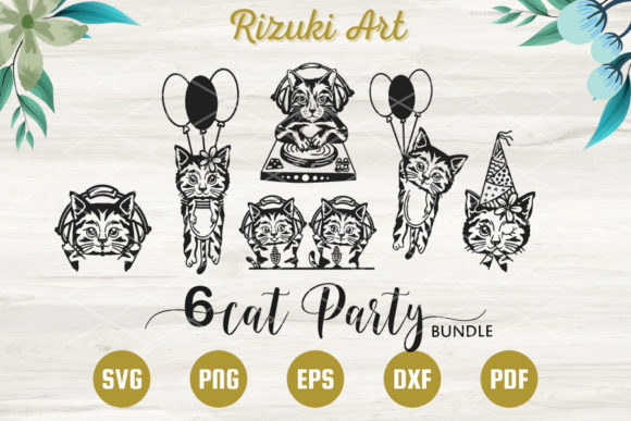 Cat Illustration Party SVG: A Designer's Review
