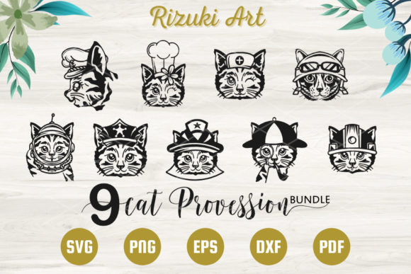 Cat Illustration SVG Bundle Meow SVG Review