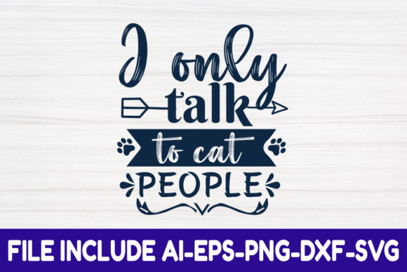 Cat SVG Design: I Only Talk to Cat Review