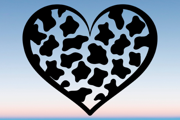 Cow Print Heart SVG: A Designer's Review for Valentine Embroidery