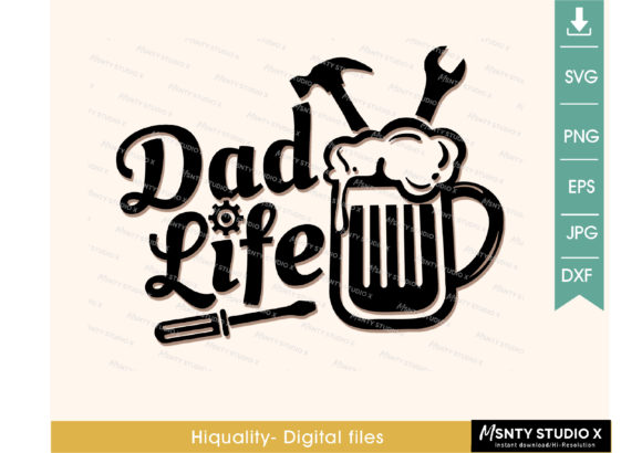 Dad Life SVG: A Designer's Take on Father's Day Files