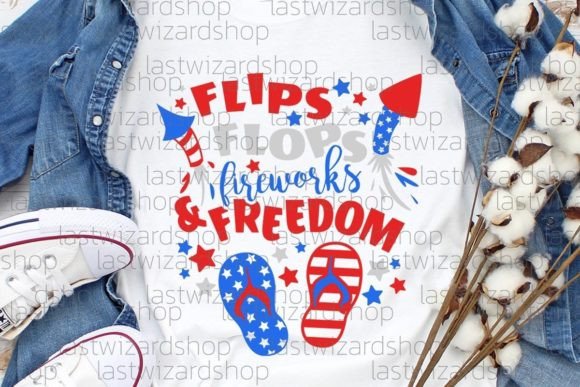 Flip Flops Freedom Fireworks Svg: A Designer's Review