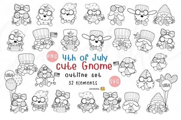 Review: 4th of July Gnomes SVG Bundle for Stitchers