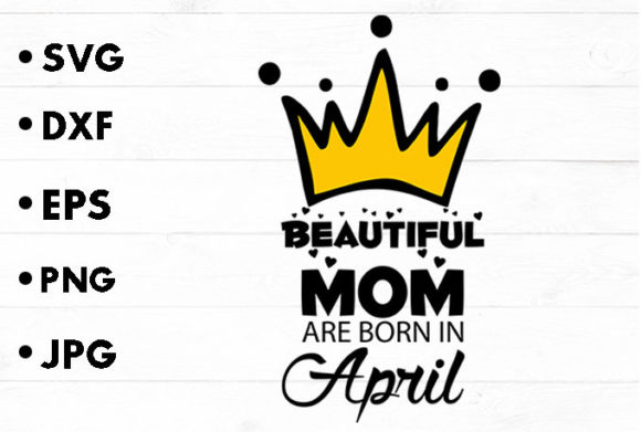 Review: Mom Are Born in April SVG for Embroidery Projects
