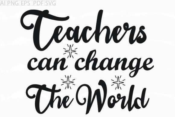 Review: Teachers Can Change the World SVG for Embroidery