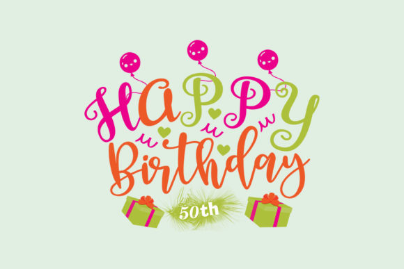 Reviewing the Happy Birthday 50th SVG for Real Embroidery